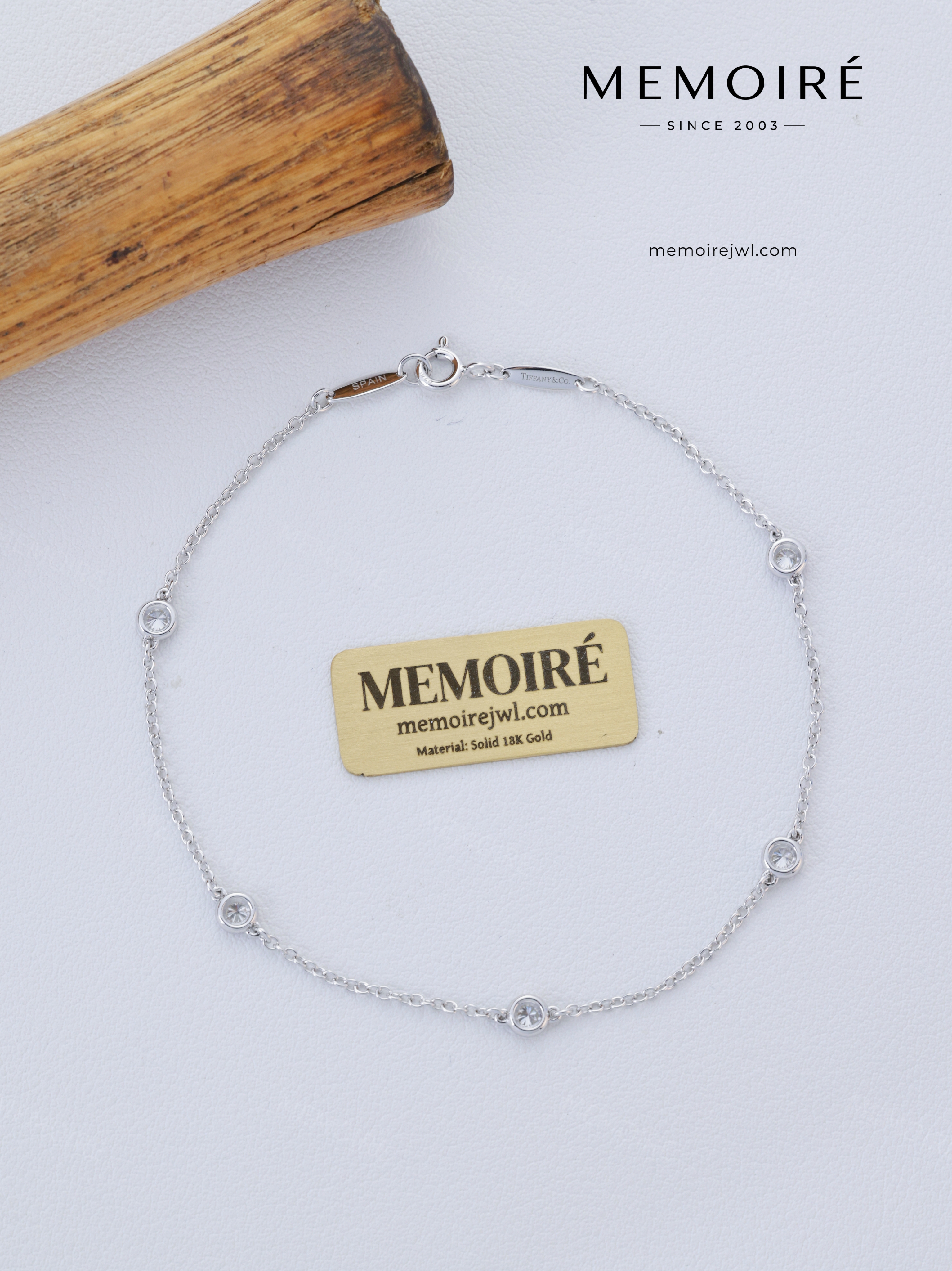 MEMOIRÉ 18K White Gold Bubble Bracelet
